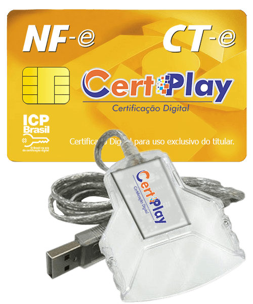 NF-e / CT-e - Smartcard + Leitora